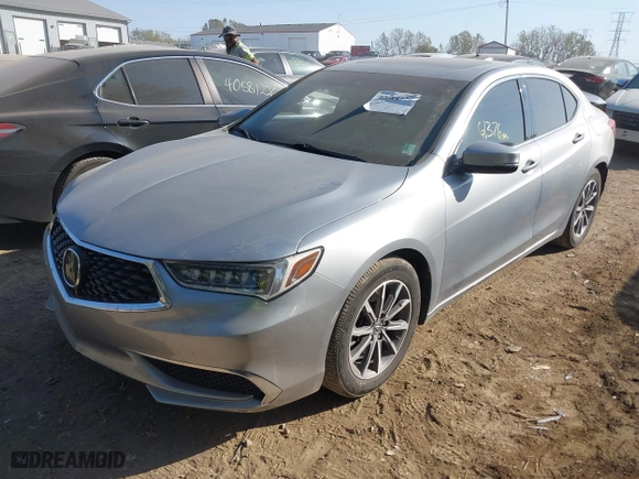 2019 Acura TLX with VIN 19UUB1F3XKA009385, listed as a IAAI auction lot 40584274 with 61,376 mi miles. Bid and sale history available at carsss.com. Image 17.