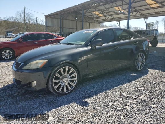 2008 Lexus IS with VIN JTHBK262082069891, listed as a Copart auction lot 48618745 with 184,840 mi miles and Clean Title. Bid and sale history available at carsss.com. Image 1.
