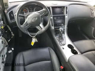 2021 Infiniti Q50 3.0t LUXE with VIN JN1EV7BP2MM703630, listed as a Copart auction lot 49622135 with 60,304 mi miles and Salvage Title. Bid and sale history available at carsss.com. Image 8.