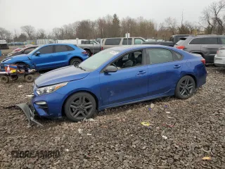 2020 Kia Forte GT-Line with VIN 3KPF34AD9LE151957, listed as a Copart auction lot 49406225 with 0 mi miles and Salvage Title. Bid and sale history available at carsss.com. Image 1.