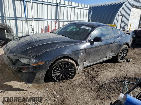 2020 Ford Mustang GT with VIN 1FA6P8CFXL5167449, listed as a Copart auction lot 47801925 with Not Provided miles and Salvage Title. Bid and sale history available at DreamBid. Image 1.