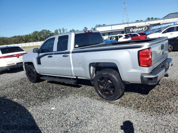 2018 Chevrolet Silverado 1500 Custom with VIN 1GCRCPEH6JZ238258, listed as a Copart auction lot 80294904 with 59,627 mi miles and Non Repairable. Bid and sale history available at carsss.com. Image 2.
