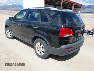 2011 Kia Sorento LX with VIN 5XYKTDA13BG003955, listed as a IAAI auction lot 42149296 with 192,519 mi miles. Bid and sale history available at carsss.com. Image 3.