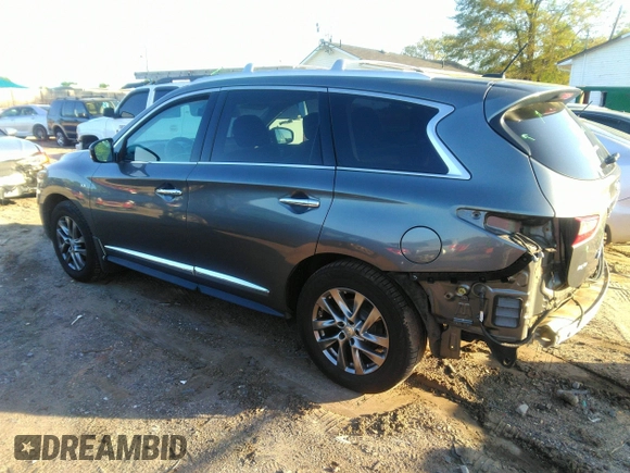 2015 Infiniti QX60 with VIN 5N1AL0MN4FC542609, listed as a IAAI auction lot 41977496 with 113,079 mi miles and . Bid and sale history available at DreamBid. Image 3.