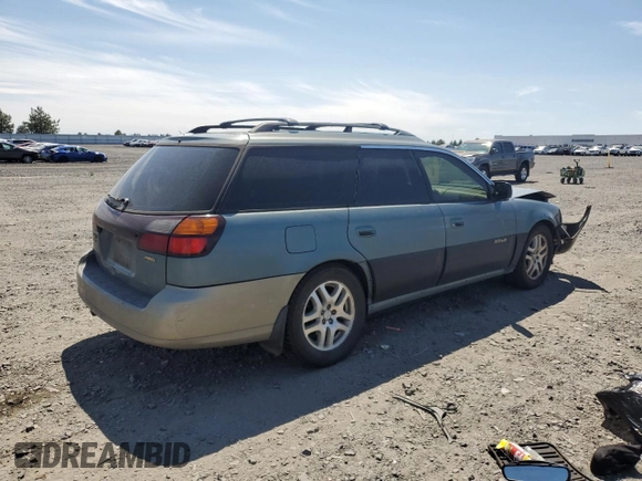 2002 Subaru Legacy Outback Limited with VIN 4S3BH686526640136, listed as a Copart auction lot 58624045 with 253,182 mi miles and Salvage title. Bid and sale history available at DreamBid. Image 3.