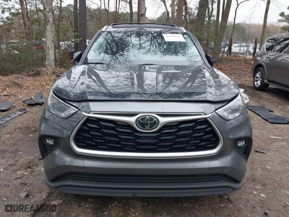 2023 Toyota Highlander L with VIN 5TDKDRAH2PS520486, listed as a IAAI auction lot 41163516 with 43,952 mi miles. Bid and sale history available at carsss.com. Image 12.
