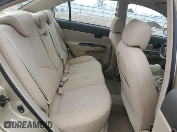 2006 Hyundai Accent GLS with VIN KMHCN46C56U028445, listed as a Copart auction lot 47857585 with 154,388 mi miles and Clean Title. Bid and sale history available at carsss.com. Image 10.
