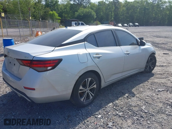 2021 Nissan Sentra SV with VIN 3N1AB8CV6MY220228, listed as a IAAI auction lot 42087766 with 96,493 mi miles and . Bid and sale history available at DreamBid. Image 4.