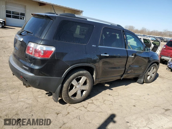 2010 GMC Acadia SLT1 with VIN 1GKLVMEDXAJ165166, listed as a Copart auction lot 48180465 with 151,405 mi miles and Salvage Title. Bid and sale history available at carsss.com. Image 3.
