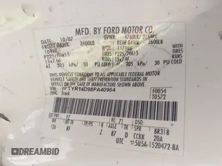 2008 Ford Ranger XL z VIN 1FTYR14D98PA40964, wystawiony jako IAAI lot #41670335 z przebiegiem 151 462 mil mil oraz . Historia ofert i sprzedaży dostępna na DreamBid. Obrazek 9.