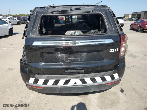 2022 Chevrolet Tahoe Commercial with VIN 1GNSCLED5NR214649, listed as a Copart auction lot 77079674 with 0 mi miles and Salvage Title. Bid and sale history available at carsss.com. Image 6.
