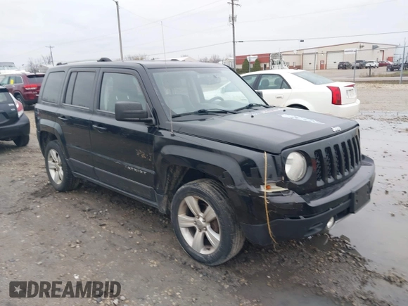 2014 Jeep Patriot Limited with VIN 1C4NJRCB7ED569805, listed as a IAAI auction lot 40854840 with 189,858 mi miles. Bid and sale history available at carsss.com. Image 1.