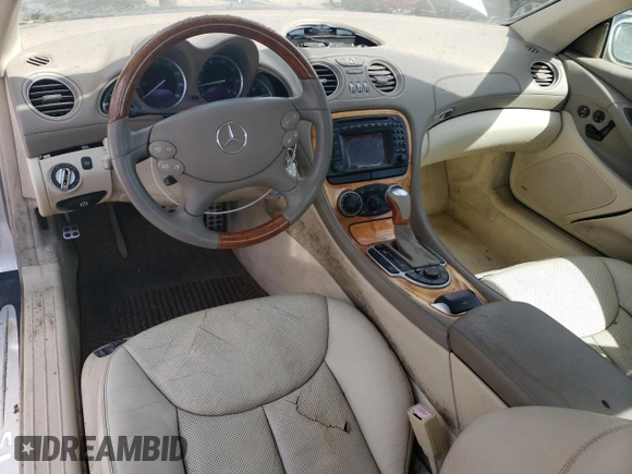 2003 Mercedes-Benz SL 500 z VIN WDBSK75F13F032092, wystawiony jako Copart lot #75596144 z przebiegiem 43 508 mil mil oraz Nie do naprawy • Non repairable. Historia ofert i sprzedaży dostępna na DreamBid. Obrazek 8.