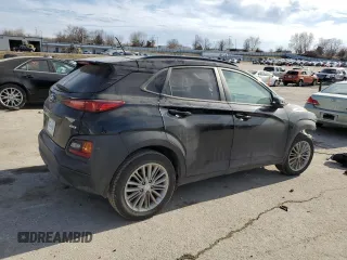 2020 Hyundai Kona SEL with VIN KM8K2CAA3LU563788, listed as a Copart auction lot 45862305 with 60,876 mi miles and Salvage Title. Bid and sale history available at DreamBid. Image 3.
