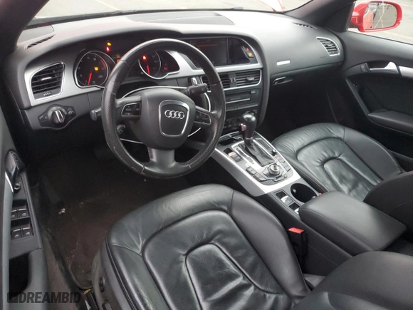 2010 Audi A5 Premium Plus with VIN WAULFAFH7AN018995, listed as a Copart auction lot 81780404 with 98,183 mi miles and Salvage Title. Bid and sale history available at carsss.com. Image 8.
