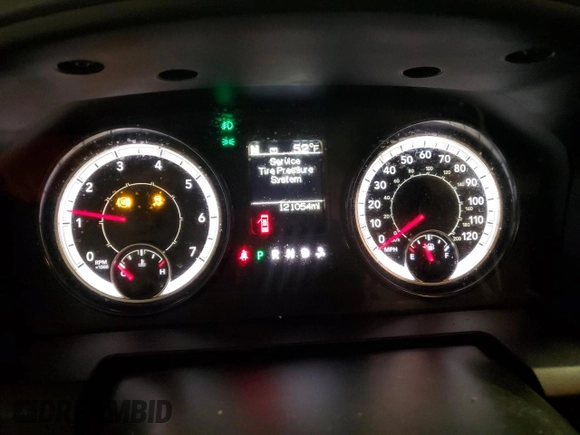 2018 Ram 1500 Express with VIN 1C6RR6FT9JS322571, listed as a Copart auction lot 47788565 with 121,054 mi miles and Clean title. Bid and sale history available at DreamBid. Image 9.