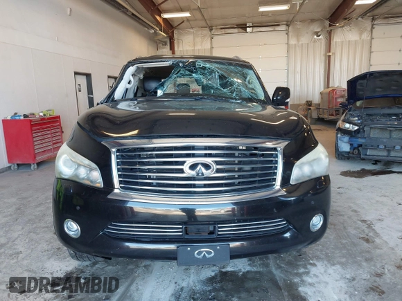 2012 Infiniti QX56 8-passenger with VIN JN8AZ2NC8C9317148, listed as a IAAI auction lot 42232551 with Not provided miles and . Bid and sale history available at DreamBid. Image 11.