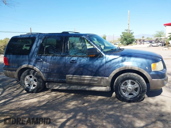 2003 Ford Expedition Eddie Bauer with VIN 1FMFU17LX3LC22998, listed as a IAAI auction lot 42518419 with 161,778 mi miles and . Bid and sale history available at DreamBid. Image 13.