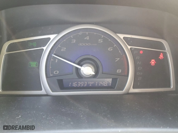 2007 Honda Civic Sdn EX with VIN 1HGFA16817L143639, listed as a Copart auction lot 50264575 with 116,393 mi miles and Salvage Title. Bid and sale history available at carsss.com. Image 9.