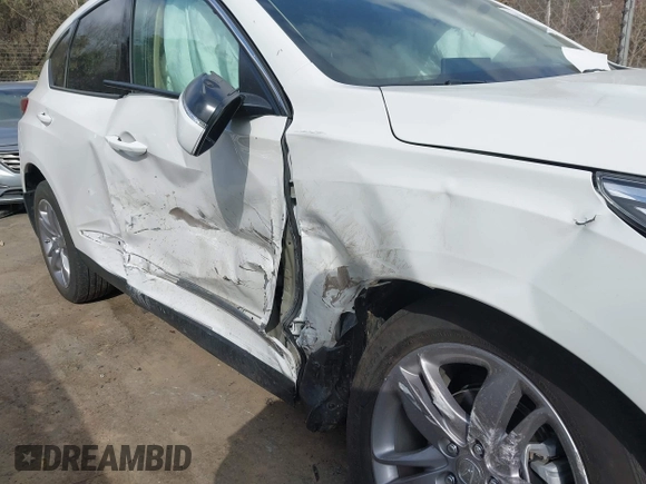 2021 Acura RDX w/Advance Package with VIN 5J8TC2H7XML003236, listed as a IAAI auction lot 41722022 with 23,394 mi miles. Bid and sale history available at carsss.com. Image 6.