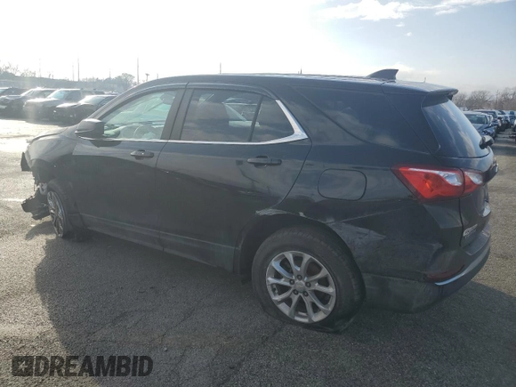 2021 Chevrolet Equinox LT with VIN 2GNAXUEV4M6104698, listed as a Copart auction lot 82340624 with 106,235 mi miles and Salvage Title. Bid and sale history available at DreamBid. Image 2.