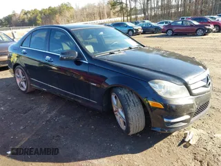2012 Mercedes-Benz C 350 Sport with VIN WDDGF5HB5CR220949, listed as a IAAI auction lot 41555458 with 126,051 mi miles and . Bid and sale history available at DreamBid. Image 1.