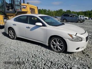 2013 Nissan Maxima S with VIN 1N4AA5AP7DC844413, listed as a Copart auction lot 55042445 with 197,861 mi miles and Salvage Title. Bid and sale history available at DreamBid. Image 4.