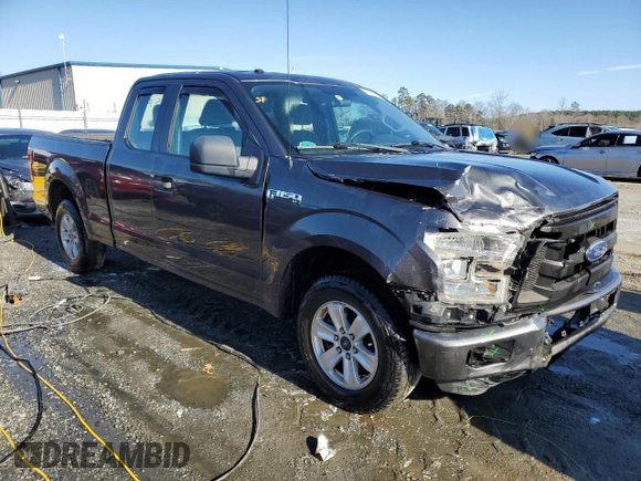 2016 Ford F-150 XL with VIN 1FTEX1C80GFA58321, listed as a Copart auction lot 87851535 with 77,073 mi miles and Salvage Title. Bid and sale history available at carsss.com. Image 4.