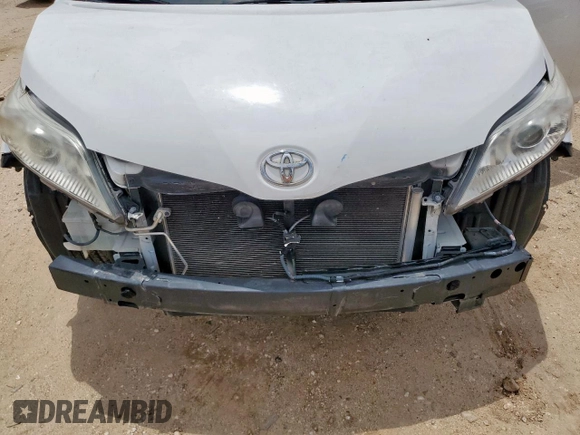 2015 Toyota Sienna L with VIN 5TDZK3DC4FS641312, listed as a Copart auction lot 63699245 with Not provided miles and Salvage title. Bid and sale history available at DreamBid. Image 12.