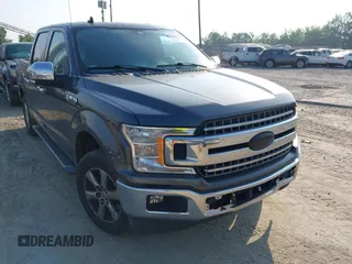 2019 Ford F-150 XL with VIN 1FTEW1C48KKF03291, listed as a IAAI auction lot 42545478 with 56,418 mi miles and . Bid and sale history available at DreamBid. Image 1.