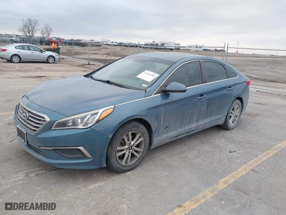 2017 Hyundai Sonata 2.4L with VIN 5NPE24AF6HH497550, listed as a IAAI auction lot 41707185 with 135,797 mi miles. Bid and sale history available at carsss.com. Image 19.