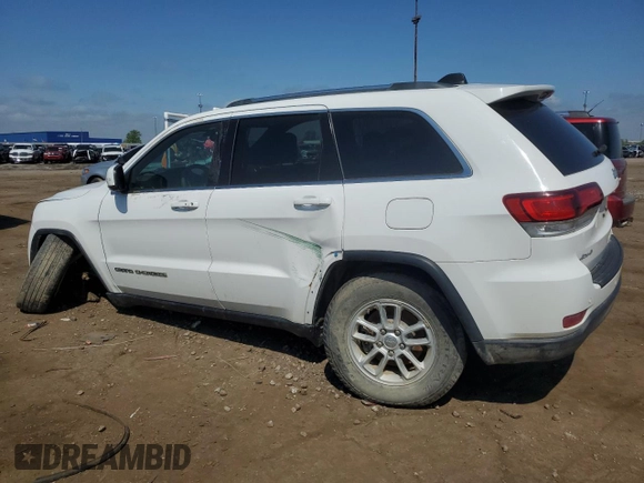 2020 Jeep Grand Cherokee Laredo E z VIN 1C4RJFAGXLC327107, wystawiony jako Copart lot #57259795 z przebiegiem 27 217 mil mil oraz Szkoda całkowita • Salvage title. Historia ofert i sprzedaży dostępna na DreamBid. Obrazek 2.
