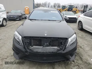 2016 Mercedes-Benz S-Class AMG S 63 with VIN WDDUG7JB7GA230120, listed as a Copart auction lot 46194245 with 113,118 mi miles and Salvage Title. Bid and sale history available at carsss.com. Image 5.