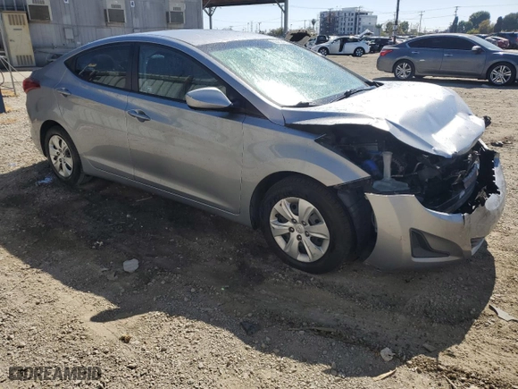 2016 Hyundai Elantra SE with VIN 5NPDH4AE9GH783733, listed as a Copart auction lot 53752435 with 93,010 mi miles and Salvage Title. Bid and sale history available at carsss.com. Image 4.