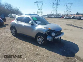 2012 Nissan Juke SL with VIN JN8AF5MVXCT116481, listed as a IAAI auction lot 41749890 with 178,296 mi miles. Bid and sale history available at carsss.com. Image 1.