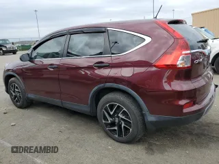 2016 Honda CR-V SE with VIN 5J6RM4H46GL127820, listed as a Copart auction lot 48460775 with 116,588 mi miles and Salvage Title. Bid and sale history available at carsss.com. Image 2.