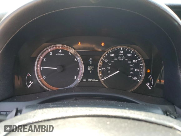 2015 Lexus GS 350 with VIN JTHBE1BL3FA000163, listed as a Copart auction lot 62547684 with 118,985 mi miles and Salvage Title. Bid and sale history available at carsss.com. Image 9.