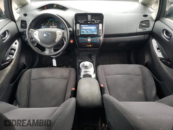 2015 Nissan LEAF SV with VIN 1N4AZ0CP3FC300910, listed as a Copart auction lot 46025595 with 59,822 mi miles and Non repairable. Bid and sale history available at DreamBid. Image 8.