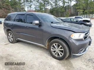 2016 Dodge Durango Limited with VIN 1C4RDJDG2GC331132, listed as a Copart auction lot 48737355 with 187,298 mi miles and Salvage Title. Bid and sale history available at DreamBid. Image 4.