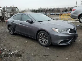 2019 Acura TLX with VIN 19UUB1F39KA007210, listed as a Copart auction lot 43284185 with 88,168 mi miles and Salvage Title. Bid and sale history available at carsss.com. Image 4.