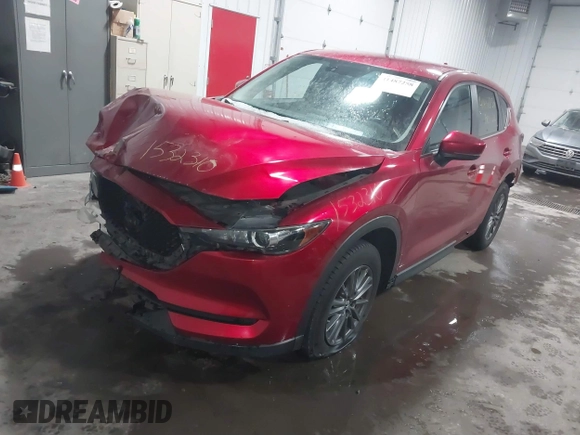 2017 Mazda CX-5 Sport with VIN JM3KFBBL4H0152814, listed as a IAAI auction lot 41487258 with 158,161 mi miles and . Bid and sale history available at DreamBid. Image 2.