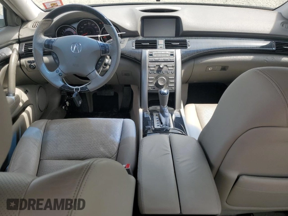 2009 Acura RL Tech Pkg with VIN JH4KB266X9C000169, listed as a Copart auction lot 54623365 with 102,035 mi miles and Salvage Title. Bid and sale history available at carsss.com. Image 8.