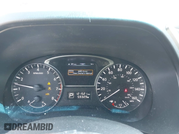 2014 Nissan Pathfinder S with VIN 5N1AR2MM3EC613959, listed as a IAAI auction lot 41966935 with 121,521 mi miles and . Bid and sale history available at DreamBid. Image 7.