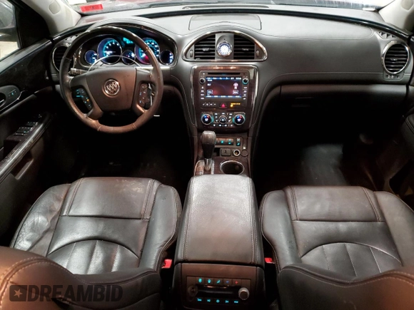 2017 Buick Enclave Leather with VIN 5GAKVBKD3HJ210489, listed as a Copart auction lot 42031285 with 91,154 mi miles and Salvage Title. Bid and sale history available at DreamBid. Image 8.