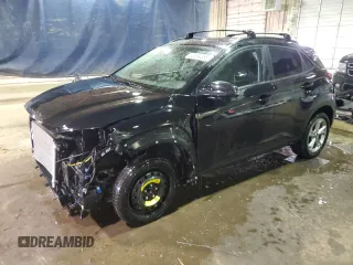 2023 Hyundai Kona SEL с VIN KM8K3CAB7PU010184, выставлен на аукционе Copart как лот 50634385 с пробегом 25 201 миль миль и Списание • Salvage title. История ставок и продаж доступна на DreamBid. Изображение 1.