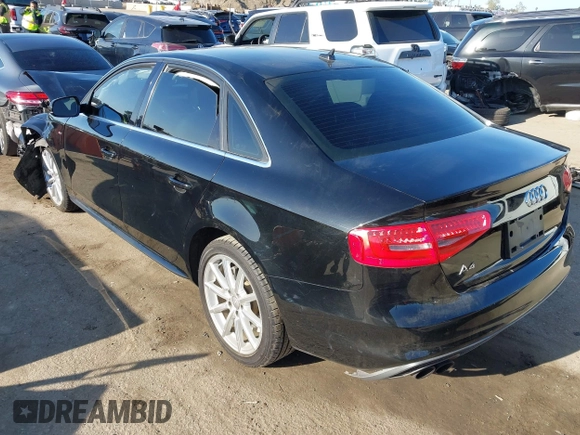 2016 Audi A4 Premium with VIN WAUAFAFL6GN007121, listed as a IAAI auction lot 41934404 with 60,740 mi miles. Bid and sale history available at carsss.com. Image 3.