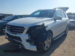2015 Mercedes-Benz M 350 with VIN 4JGDA5HB4FA577677, listed as a IAAI auction lot 42518630 with 237,779 mi miles and . Bid and sale history available at DreamBid. Image 2.