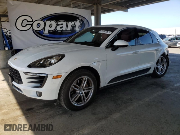 2016 Porsche Macan S with VIN WP1AB2A5XGLB48328, listed as a Copart auction lot 55897815 with 73,558 mi miles and Salvage title. Bid and sale history available at DreamBid. Image 1.