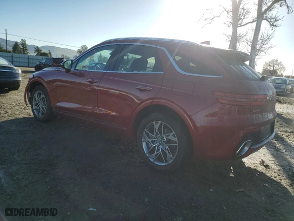 2023 Genesis GV70 2.5T with VIN KMUMADTB1PU139430, listed as a Copart auction lot 43951805 with 9,774 mi miles and Salvage Title. Bid and sale history available at carsss.com. Image 2.