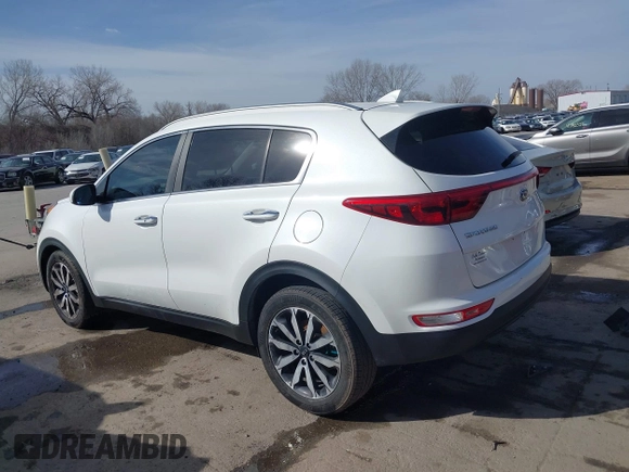 2017 Kia Sportage EX with VIN KNDPN3ACXH7168516, listed as a IAAI auction lot 41813764 with 88,594 mi miles and . Bid and sale history available at carsss.com. Image 3.